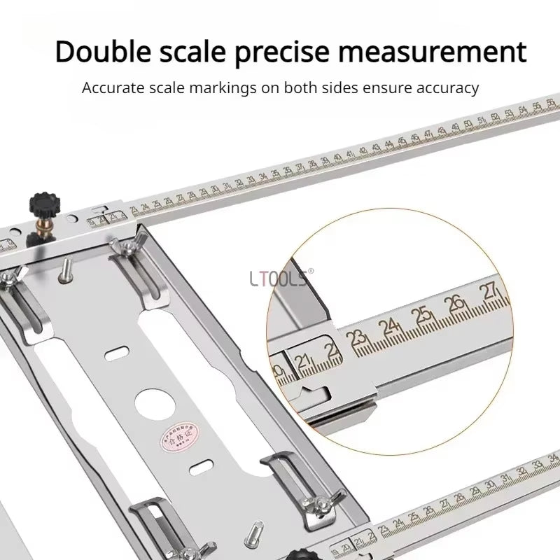 Woodworking Board Cutter Electric Circular Saw Holder Cutting Guide Rail Milling Quick Positioning Backing Board Cutting Machine
