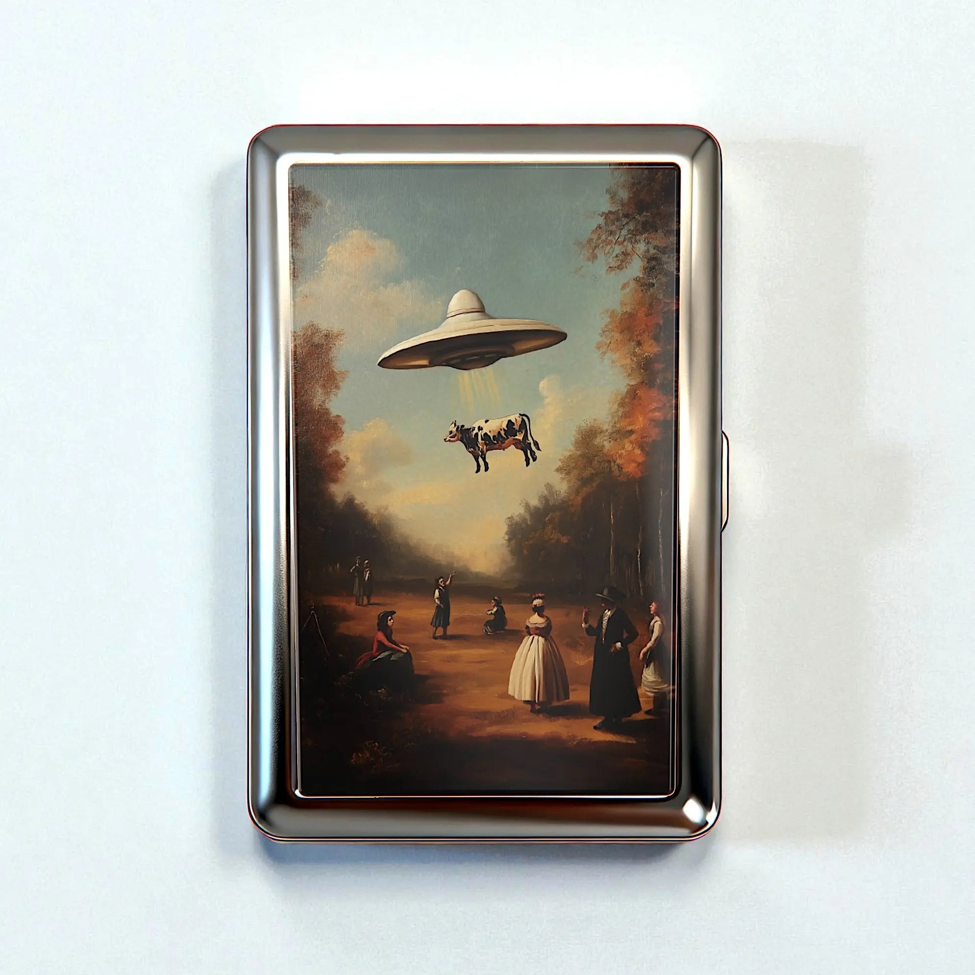10 Styles Versatile Case - Vintage Card Holder Trinkets Stash Tin Box Metal Wallet Business Card ID Holder