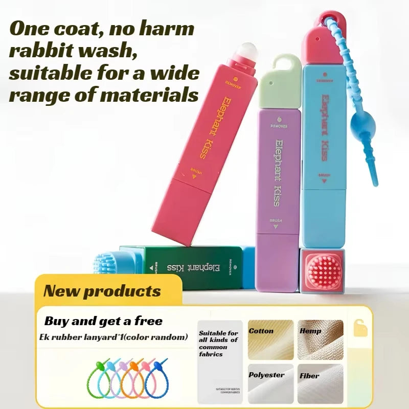 No-Wash Portable Stain Remover Pen Portable Travel-Friendly Works on Food & Drink Stains Multipurpose Bleach Pen