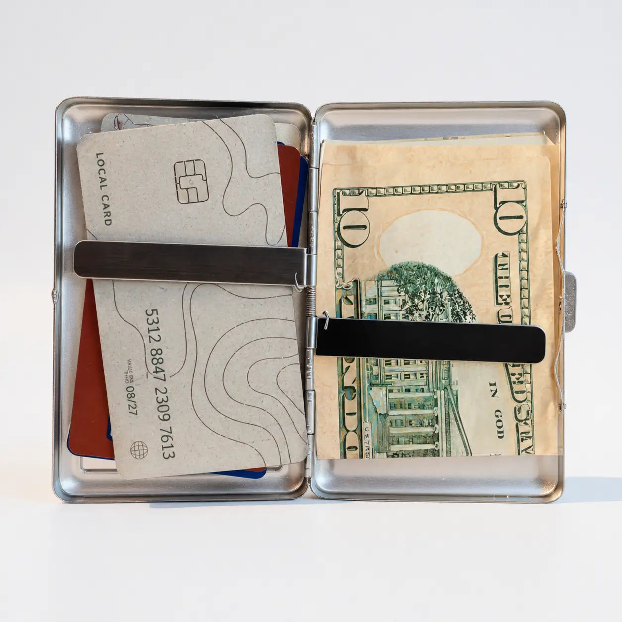 10 Styles Versatile Case - Vintage Card Holder Trinkets Stash Tin Box Metal Wallet Business Card ID Holder
