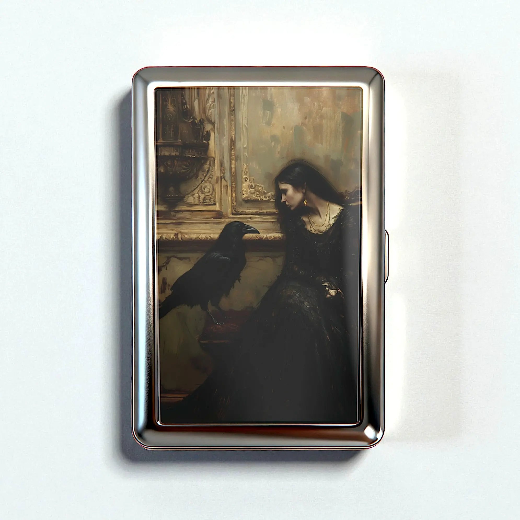 10 Styles Versatile Case - Vintage Card Holder Trinkets Stash Tin Box Metal Wallet Business Card ID Holder