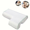 Arched Cuddle Couples Pillow with Slow Rebound and Breathable Memory Foam,Sleep Pillow for anti Pressure Hand Protect Cervical