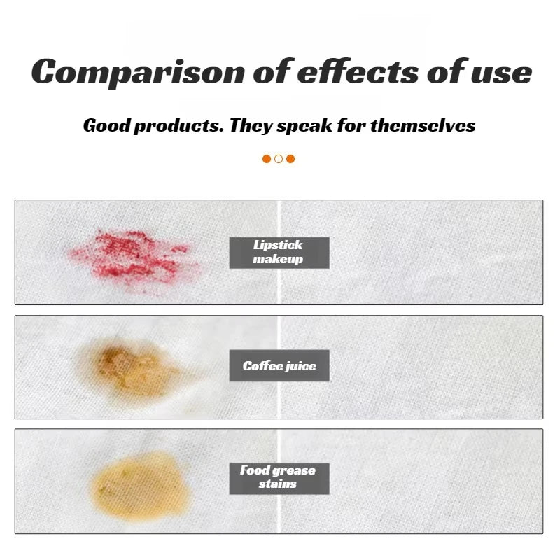 No-Wash Portable Stain Remover Pen Portable Travel-Friendly Works on Food & Drink Stains Multipurpose Bleach Pen