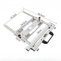 Woodworking Board Cutter Electric Circular Saw Holder Cutting Guide Rail Milling Quick Positioning Backing Board Cutting Machine