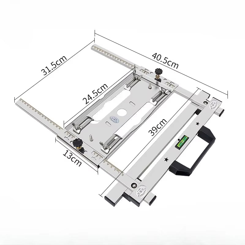 Woodworking Board Cutter Electric Circular Saw Holder Cutting Guide Rail Milling Quick Positioning Backing Board Cutting Machine